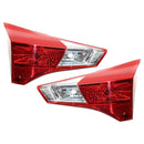 Links + rechts hinten innere Halogen-Rücklicht-Baugruppe für Toyota RAV4 2013–2015-19