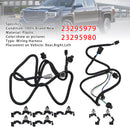 Arnés de cableado de luz trasera L + R, 2 uds., para GMC Sierra 1500 2016-2019-2
