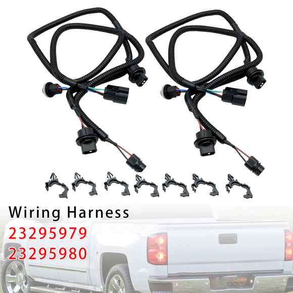 Arnés de cableado de luz trasera L + R, 2 uds., para GMC Sierra 1500 2016-2019