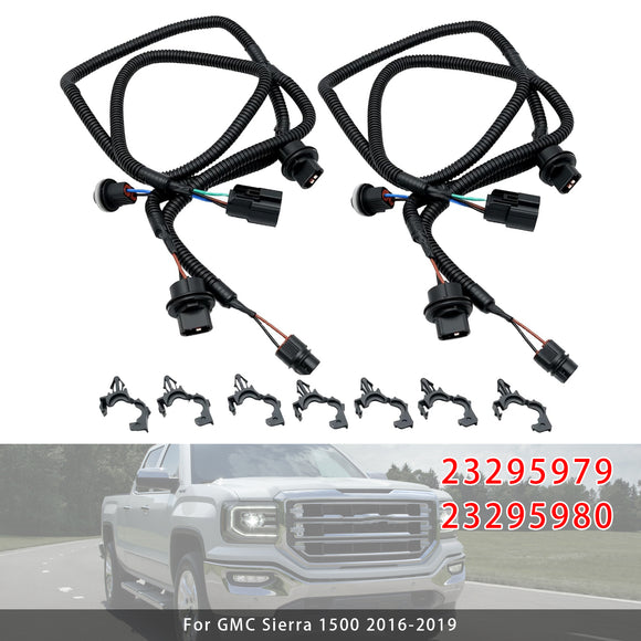 Arnés de cableado de luz trasera L + R, 2 uds., para GMC Sierra 1500 2016-2019