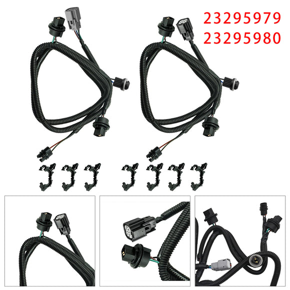 Arnés de cableado de luz trasera L + R, 2 uds., para GMC Sierra 1500 2016-2019