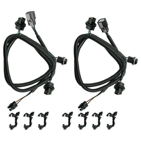 Arnés de cableado de luz trasera L + R, 2 uds., para GMC Sierra 1500 2016-2019