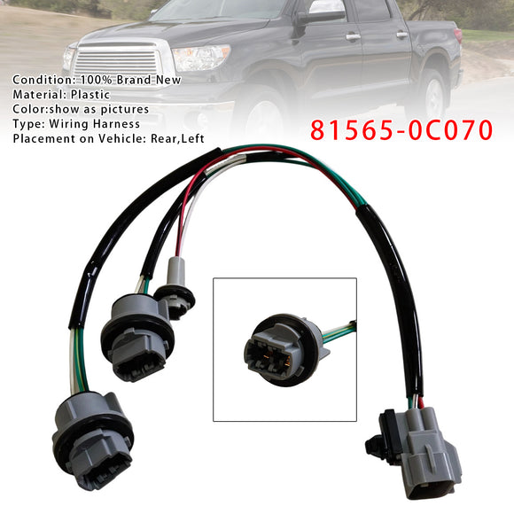 Left Rear Tail Light Harness 81565-0C070 For Toyota Tundra 2007-2013