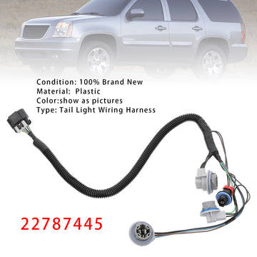 Achterlicht kabelboom 22787445 voor Chevy GMC 2007-2014 - 0