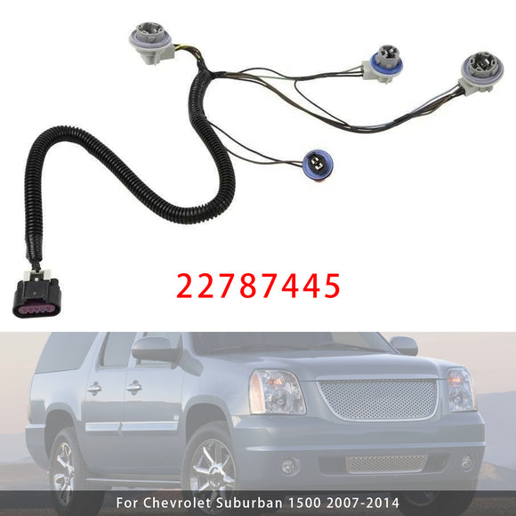 Arnés de cableado de luz trasera 22787445 para Chevy GMC 2007-2014