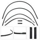 Moldura lateral de goteo de techo central izquierdo + derecho de 6 piezas para Toyota Highlander 2008-2013-4