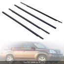 4PCS Car Window Rubber Weatherstrip For T31 2008-2013-1