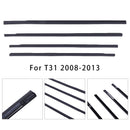 4PCS Car Window Rubber Weatherstrip For T31 2008-2013-3