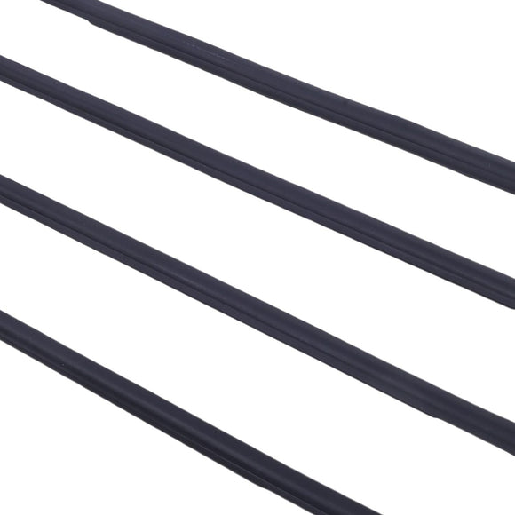 4PCS Car Window Rubber Weatherstrip For T31 2008-2013