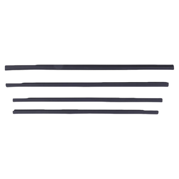 4PCS Car Window Rubber Weatherstrip For T31 2008-2013