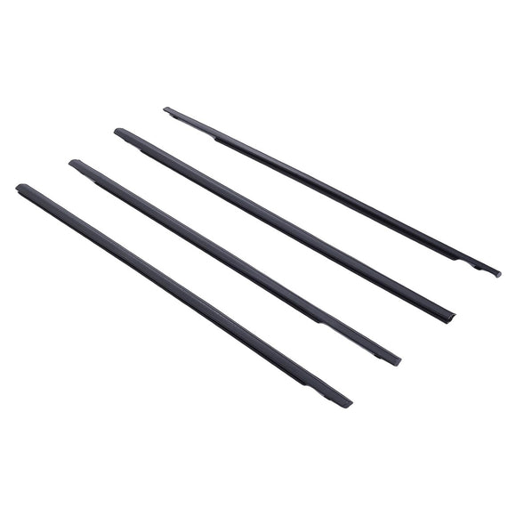 4PCS Car Window Rubber Weatherstrip For T31 2008-2013