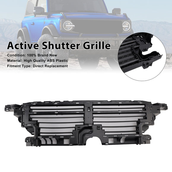 Air Collecting Hood Grille Shutter P2DZ16138A Fit Ford Bronco 2021-23 W/O Motor