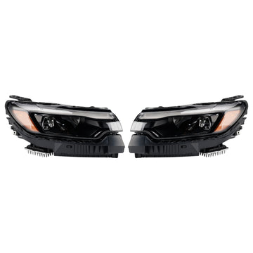 Left+Right Led Headlight Assembly 68441587AG 68441586AG For Jeep Compass 2022-2026