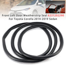 Front Left Door Weatherstrip Seal 6231202290 For Toyota Corolla 2014-2019 Sedan-2