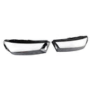 Par de cubiertas de lente de faro de coche LH + RH, pegamento de carcasa de pantalla para Audi Q7 2016-2019-8