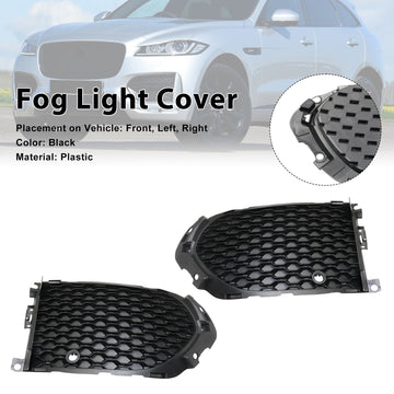 Front Fog Light Cover Grille JA1039103 Fit Jaguar F-Pace 2017-2020 - 0