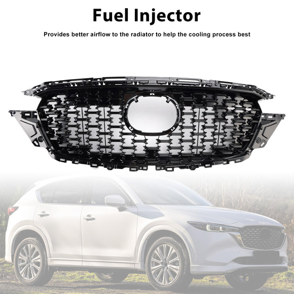 2022-2025 Mazda CX-5 Front Bumper Black Grill Replacement Grille