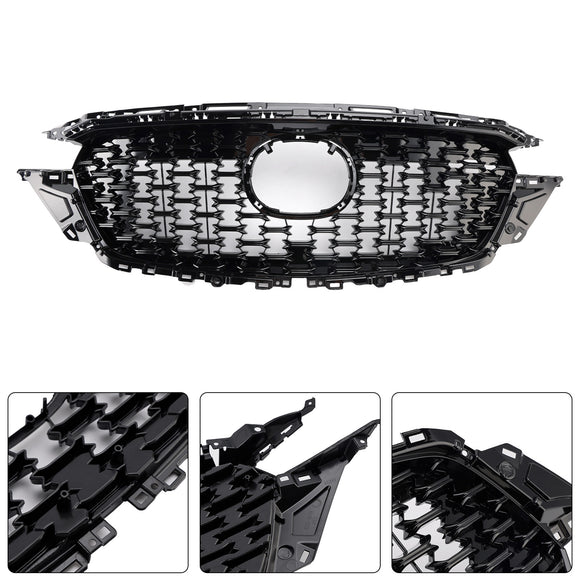 2022-2025 Mazda CX-5 Front Bumper Black Grill Replacement Grille