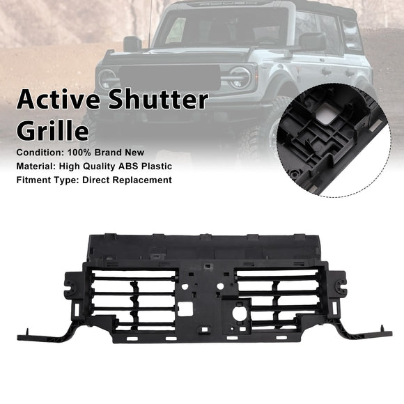 Lower Active Grill Shutter Fit Ford Bronco 2.3L 2.7L 2021-2022 W/O Motor