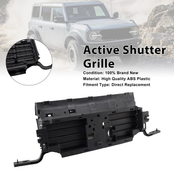 Lower Active Grill Shutter Fit Ford Bronco 2.3L 2.7L 2021-2022 W/O Motor