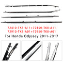 2011-2017 Odyssey 4PCS Dichtungsstreifendichtung 72410-TK8-A11 72450-TK8-A11 Türgürtelformteil-5