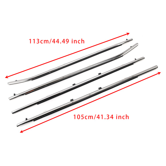 2011-2017 Odyssey 4PCS Dichtungsstreifendichtung 72410-TK8-A11 72450-TK8-A11 Türgürtelformteil