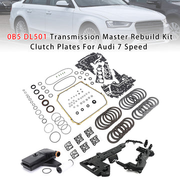 0B5 DL501 Transmission Master Rebuild Kit Clutch Plates For Audi 7 Speed