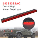 Center High Mount Stop Light Third 3rd Brake Light 68338388AC For Jeep Gladiator 2020-2025-2