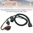 Arnés de cableado de luz trasera izquierda o derecha 22739271 para Chevy Avalanche 2007-2013-3