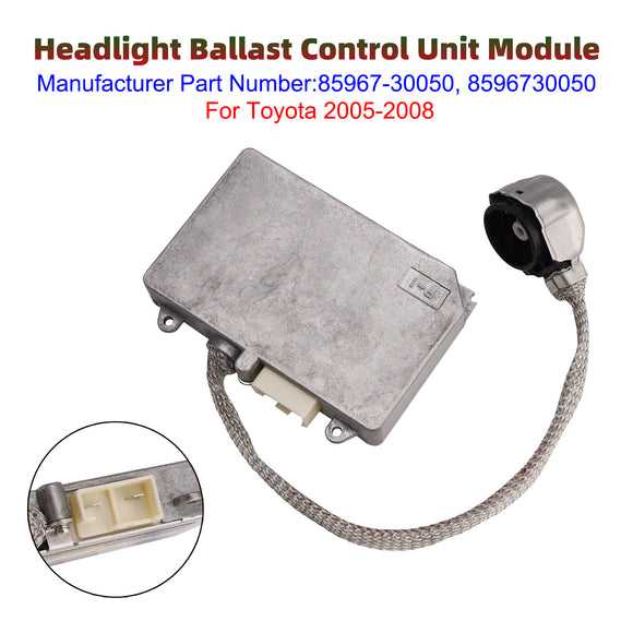 Ajovalojen painolastin ohjausyksikön moduuli 8596730050 Toyota 2005-2008