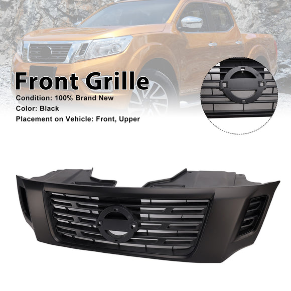 Griglia nera della griglia del paraurti anteriore adatta Nissan Navara NP300 D23 2015-2020