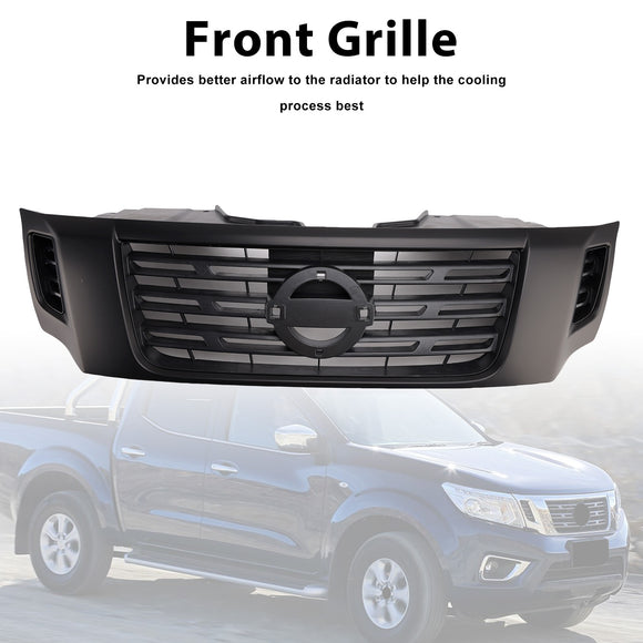 Griglia nera della griglia del paraurti anteriore adatta Nissan Navara NP300 D23 2015-2020