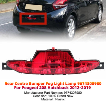 Takapuskurin takasumuvalolamppu 9674308980 Peugeot 208 Hatchback 2012-2019