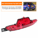 Rear Centre Bumper Fog Light Lamp 9674308980 For Peugeot 208 Hatchback 2012-2019-4