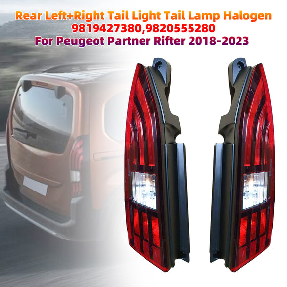 Hinten links + rechts Rücklicht Rücklicht Halogen für Peugeot Partner Rifter 18-2023