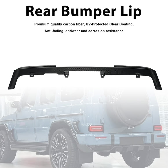 Heckstoßstangen-Diffusorlippe aus Trockencarbon, passend für Mercedes-Benz G-Klasse W465 2025+