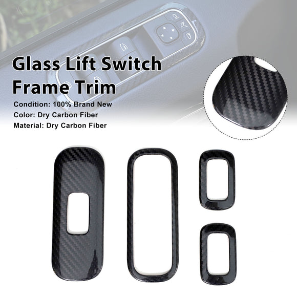 Rahmenverkleidung für Liftschalter aus Kohlefaserglas, passend für Mercedes-Benz G-Klasse W464  W465 2019–2026