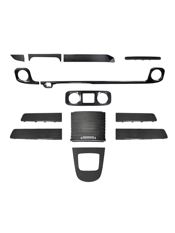 Dry Carbon Dash Interior Trim Panel Set Fit Mercedes W465 G550 G580 G63 2025+