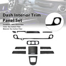 Dry Carbon Dash Interior Trim Panel Set Fit Mercedes W465 G550 G580 G63 2025+-7