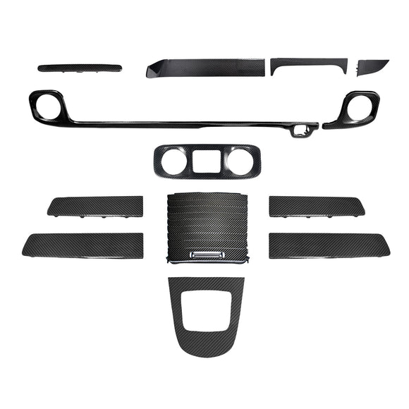 Dry Carbon Dash Interior Trim Panel Set Fit Mercedes W465 G550 G580 G63 2025+