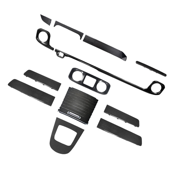 Dry Carbon Dash Interior Trim Panel Set Fit Mercedes W465 G550 G580 G63 2025+