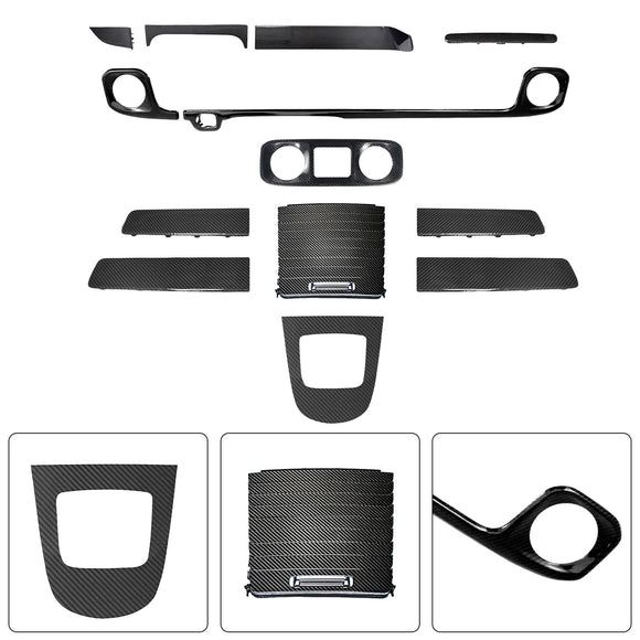 Dry Carbon Dash Interior Trim Panel Set Fit Mercedes W465 G550 G580 G63 2025+