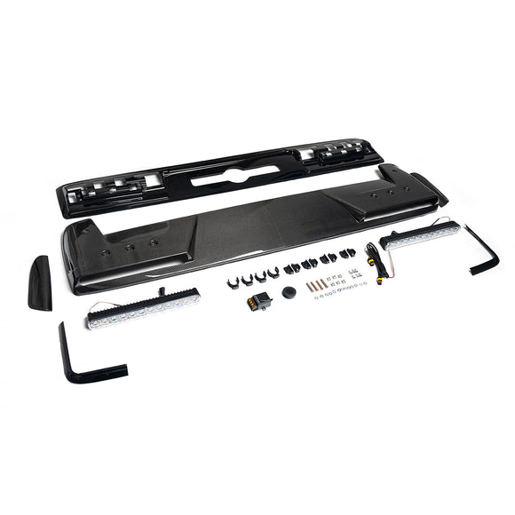 Front Roof Spoiler Wing Fit Mercedes Benz G-Class W465 B800 2025+ W/ LED