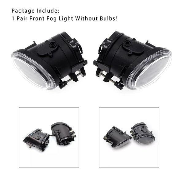 2004-2006 BMW E46 Coupe & Convertible 330CI with ZHP Package Pair Front Fog Light Lamps Without Bulbs 63177894017 63177894018 Generic