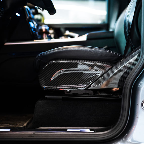 Sitzseitenverkleidung aus Kohlefaser, passend für Mercedes-Benz W464  W465 2019–2026