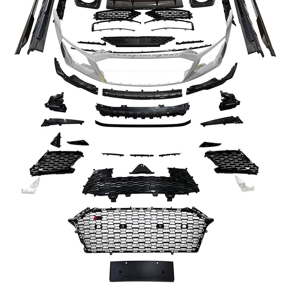2016-2020 Audi R8 4S Dry Carbon Fiber Body Kit Bumper Facelift Conversion to 2021-2024 Style