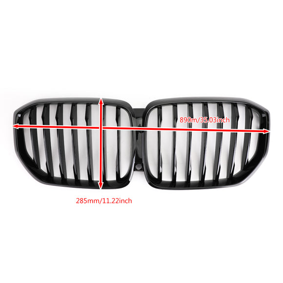 2018-2021 BMW G05 X5 30d 40i 50i M50d Grille de calandre avant noire brillante générique