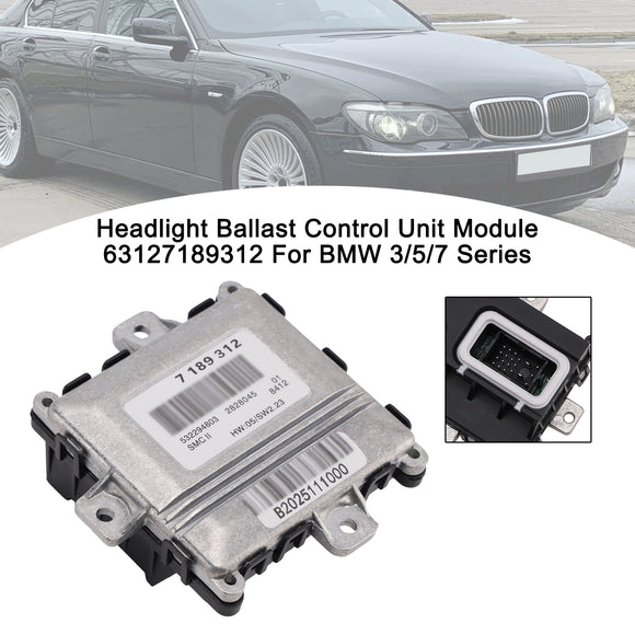 Módulo de unidad de control de balasto de faro 63127189312 para BMW Serie 3/5/7