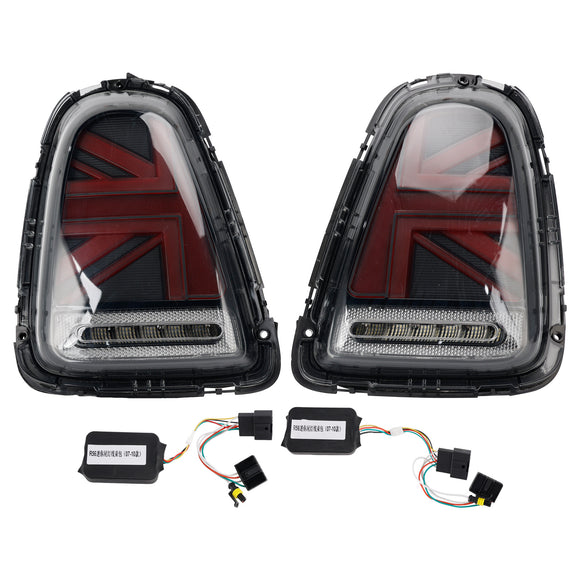 L&amp;R LED Tail lights Lamps For BMW Mini R56 R57 R58 R59 Cooper S 2007-2015 Smoked Housing