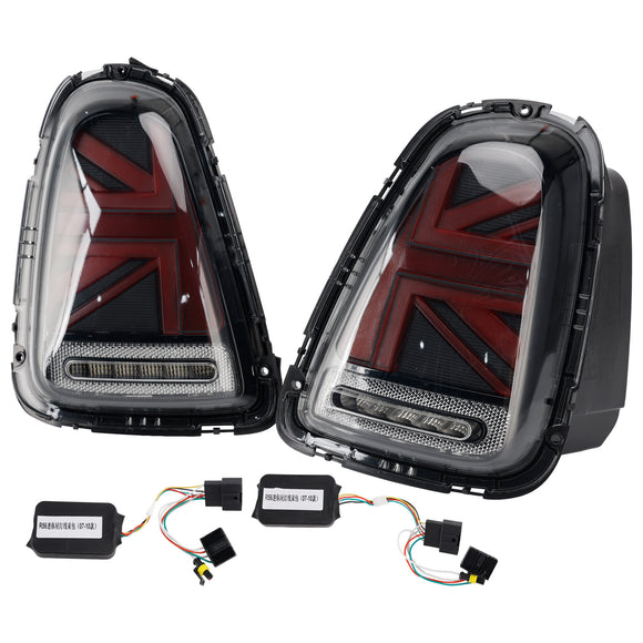 L&amp;R LED Tail lights Lamps For BMW Mini R56 R57 R58 R59 Cooper S 2007-2015 Smoked Housing